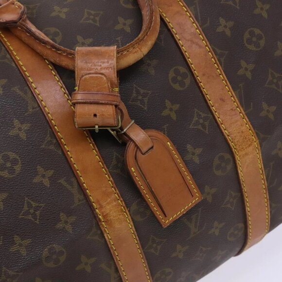 LOUIS VUITTON Monogram Keepall 55 Boston Bag Vintage M41424 LV Auth EC157 - Picture 12 of 16